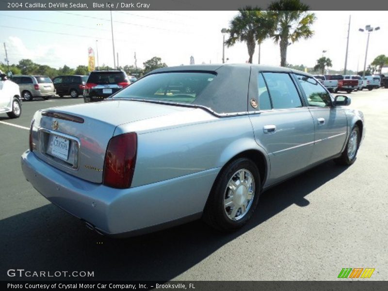 Blue Ice / Dark Gray 2004 Cadillac DeVille Sedan