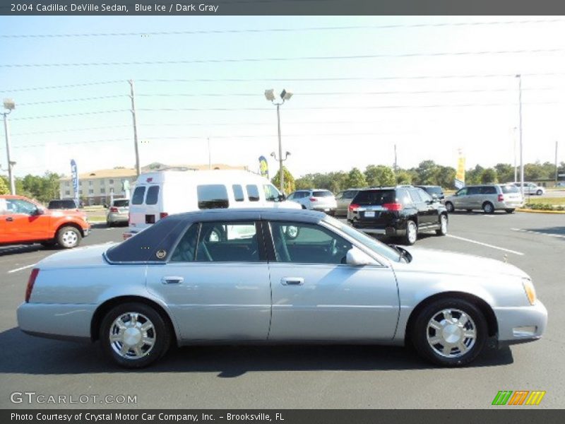Blue Ice / Dark Gray 2004 Cadillac DeVille Sedan