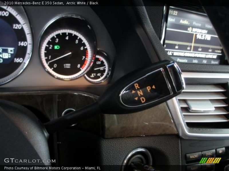 Arctic White / Black 2010 Mercedes-Benz E 350 Sedan