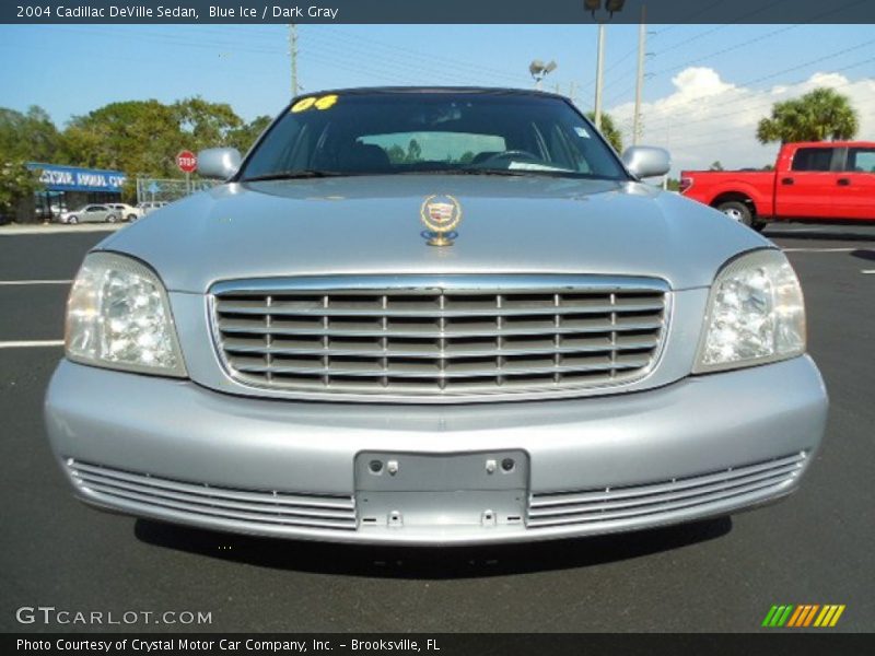 Blue Ice / Dark Gray 2004 Cadillac DeVille Sedan