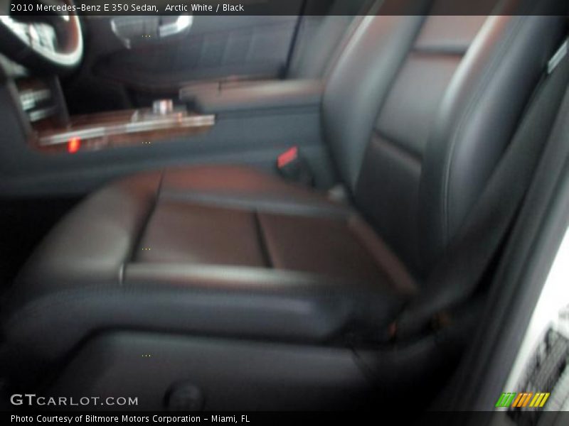 Arctic White / Black 2010 Mercedes-Benz E 350 Sedan