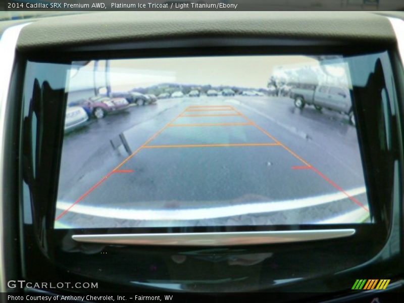 Platinum Ice Tricoat / Light Titanium/Ebony 2014 Cadillac SRX Premium AWD