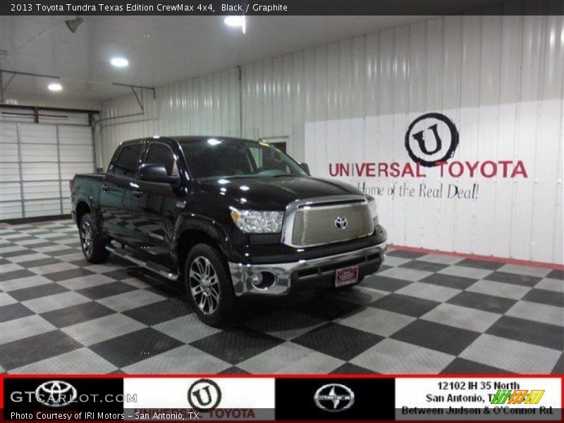 Black / Graphite 2013 Toyota Tundra Texas Edition CrewMax 4x4