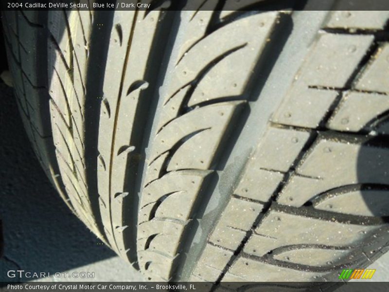 Blue Ice / Dark Gray 2004 Cadillac DeVille Sedan