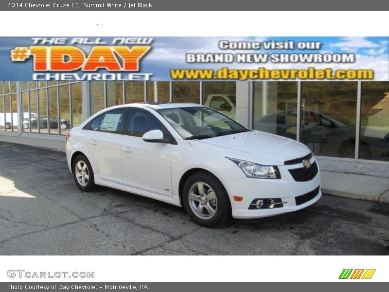Summit White / Jet Black 2014 Chevrolet Cruze LT
