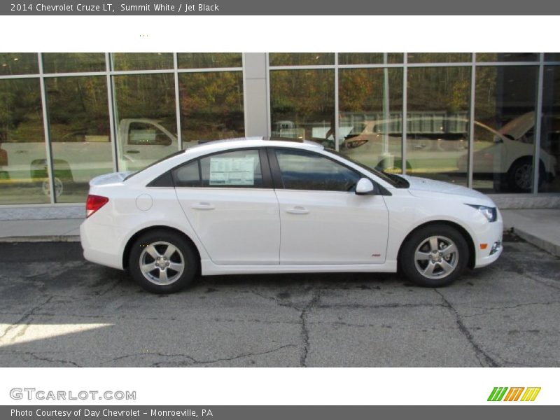 Summit White / Jet Black 2014 Chevrolet Cruze LT