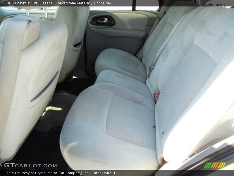 Silverstone Metallic / Light Gray 2008 Chevrolet TrailBlazer LS