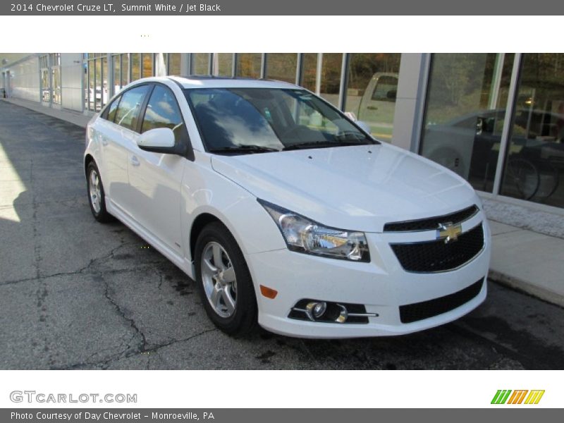 Summit White / Jet Black 2014 Chevrolet Cruze LT