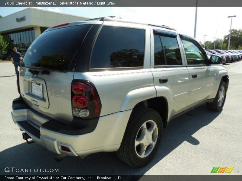 Silverstone Metallic / Light Gray 2008 Chevrolet TrailBlazer LS