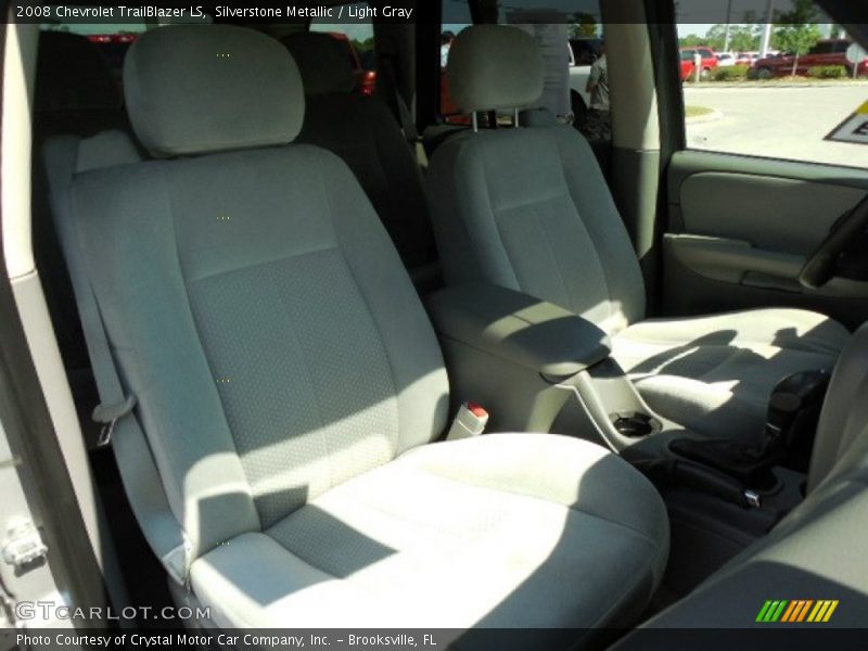 Silverstone Metallic / Light Gray 2008 Chevrolet TrailBlazer LS