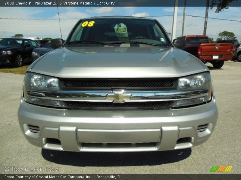 Silverstone Metallic / Light Gray 2008 Chevrolet TrailBlazer LS