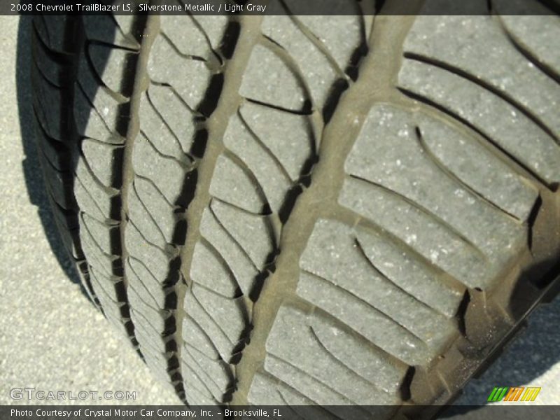 Silverstone Metallic / Light Gray 2008 Chevrolet TrailBlazer LS
