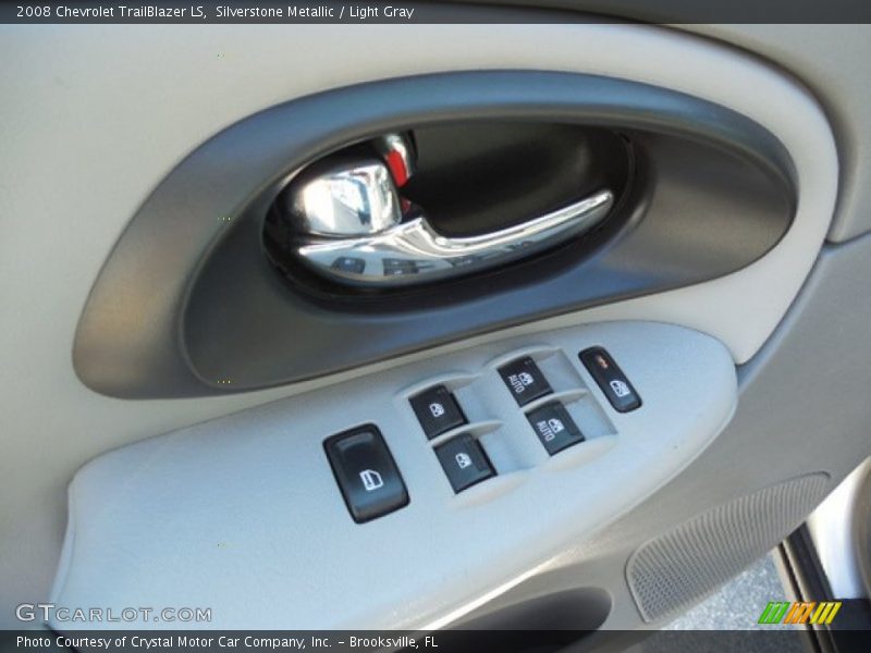 Silverstone Metallic / Light Gray 2008 Chevrolet TrailBlazer LS