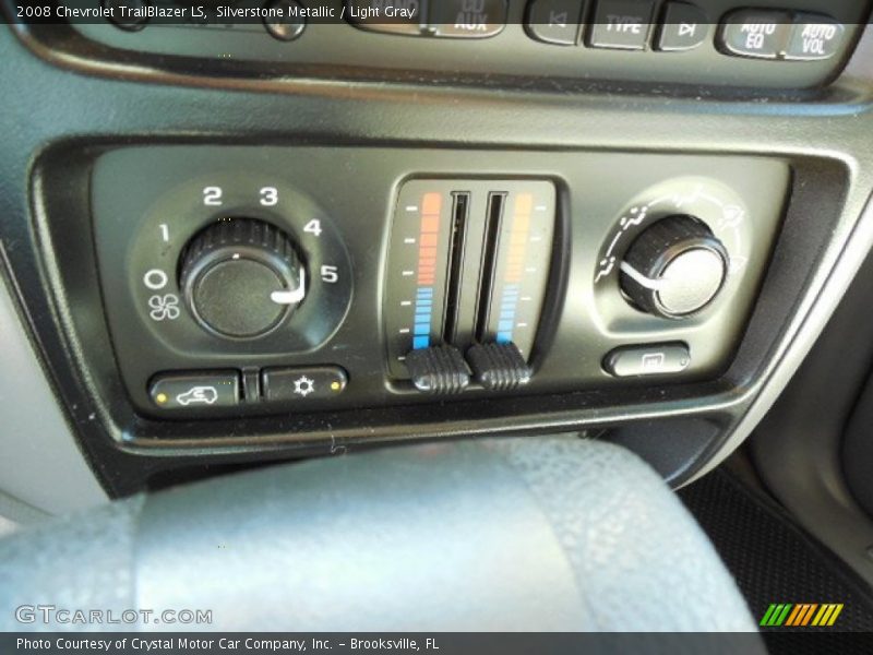 Silverstone Metallic / Light Gray 2008 Chevrolet TrailBlazer LS