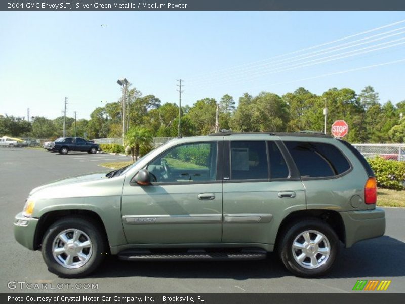 Silver Green Metallic / Medium Pewter 2004 GMC Envoy SLT