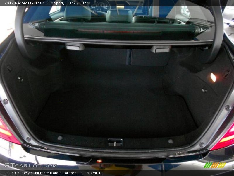 Black / Black 2012 Mercedes-Benz C 250 Sport