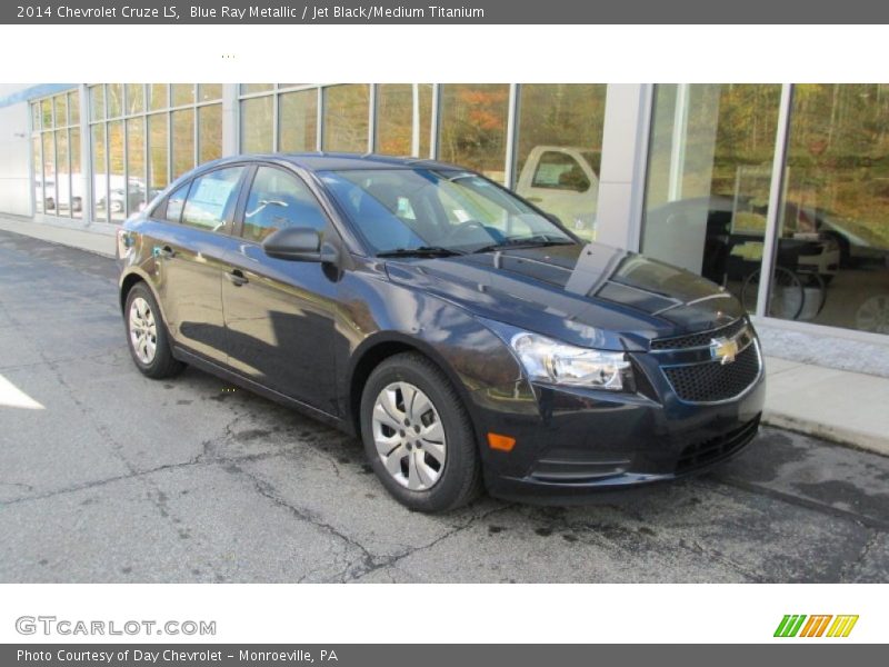 Blue Ray Metallic / Jet Black/Medium Titanium 2014 Chevrolet Cruze LS