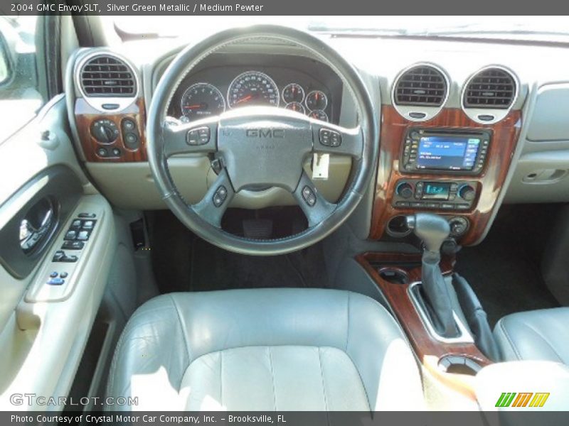 Silver Green Metallic / Medium Pewter 2004 GMC Envoy SLT