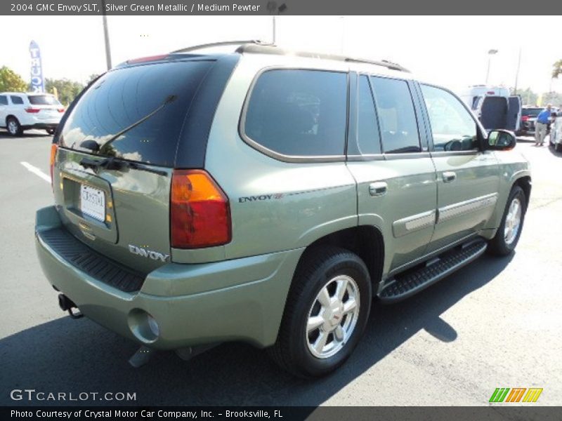 Silver Green Metallic / Medium Pewter 2004 GMC Envoy SLT
