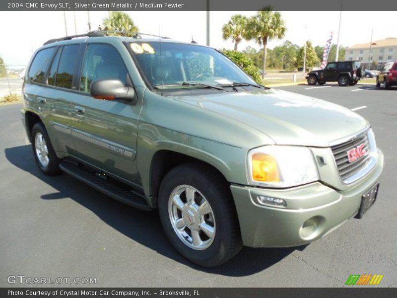 Silver Green Metallic / Medium Pewter 2004 GMC Envoy SLT