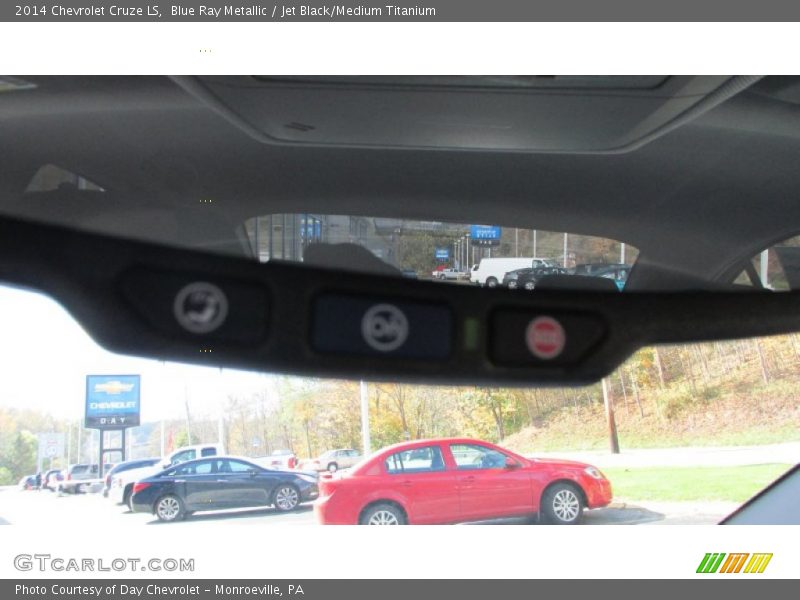 Blue Ray Metallic / Jet Black/Medium Titanium 2014 Chevrolet Cruze LS