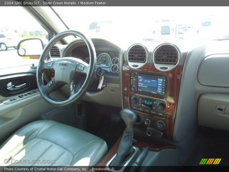 Silver Green Metallic / Medium Pewter 2004 GMC Envoy SLT