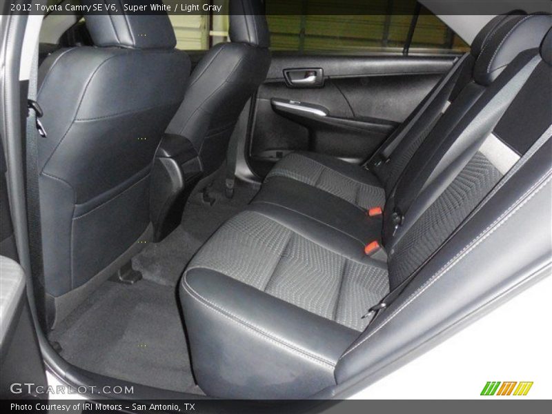 Super White / Light Gray 2012 Toyota Camry SE V6