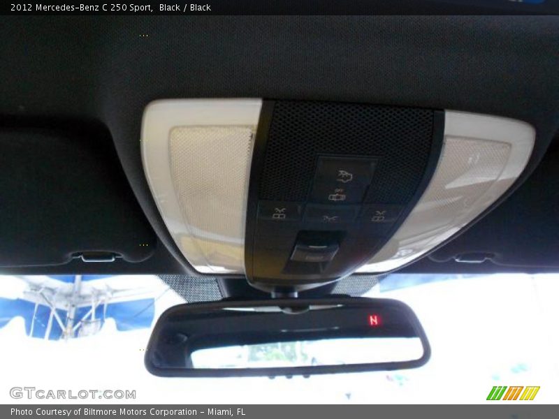 Black / Black 2012 Mercedes-Benz C 250 Sport