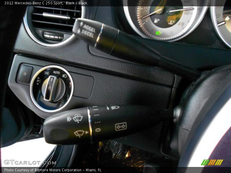 Black / Black 2012 Mercedes-Benz C 250 Sport