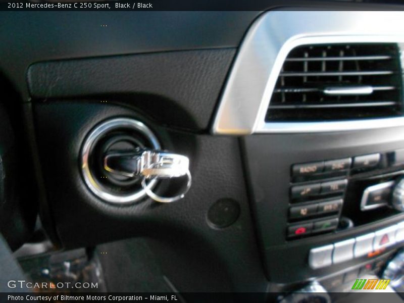 Black / Black 2012 Mercedes-Benz C 250 Sport