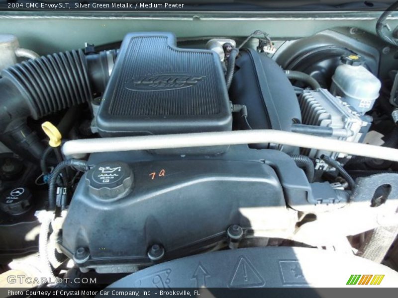 Silver Green Metallic / Medium Pewter 2004 GMC Envoy SLT