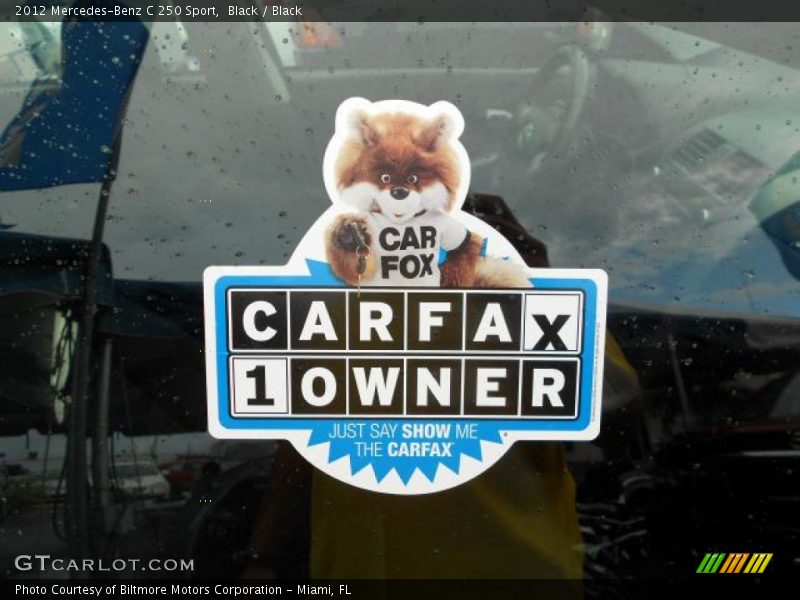 Black / Black 2012 Mercedes-Benz C 250 Sport
