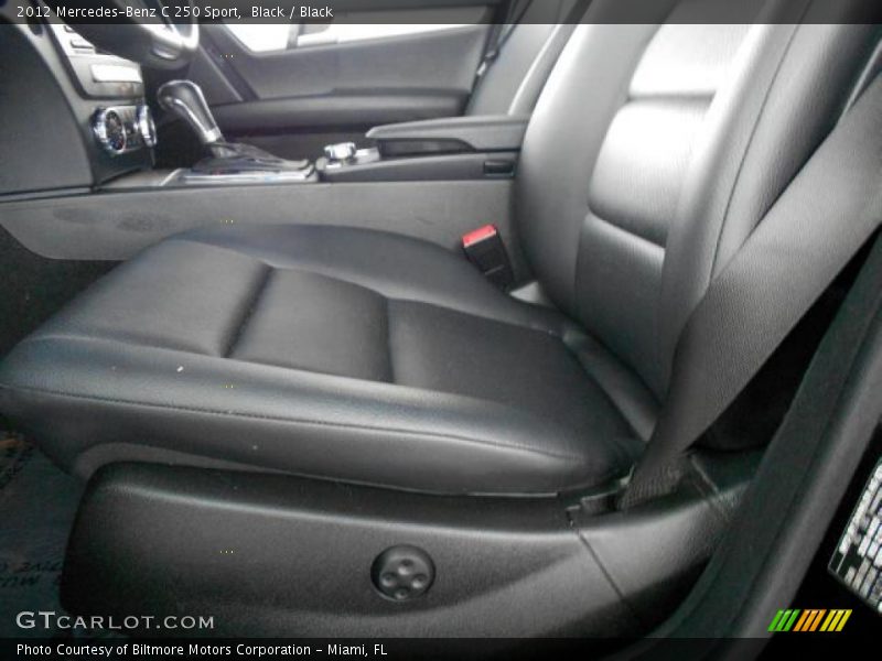 Black / Black 2012 Mercedes-Benz C 250 Sport