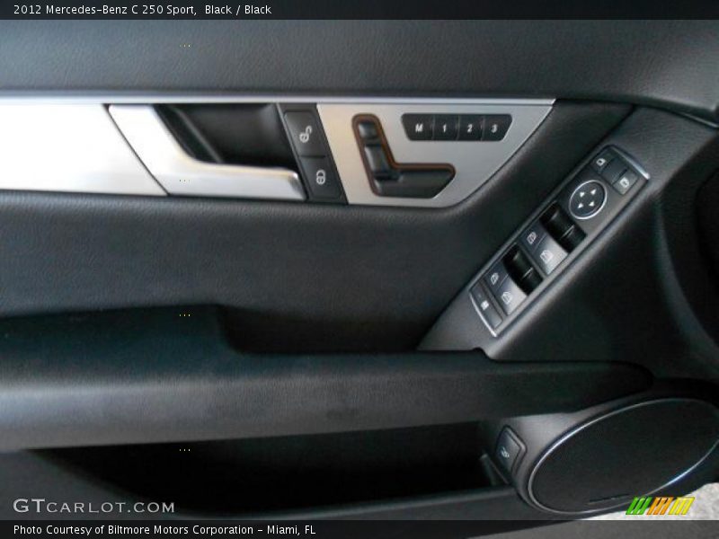 Black / Black 2012 Mercedes-Benz C 250 Sport