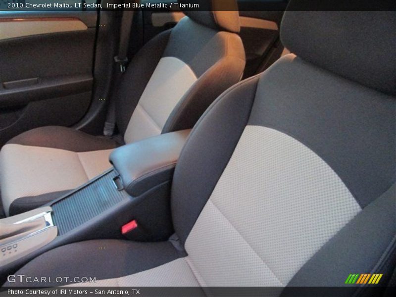 Imperial Blue Metallic / Titanium 2010 Chevrolet Malibu LT Sedan