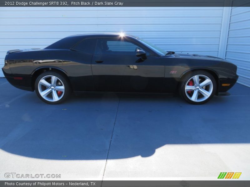 Pitch Black / Dark Slate Gray 2012 Dodge Challenger SRT8 392