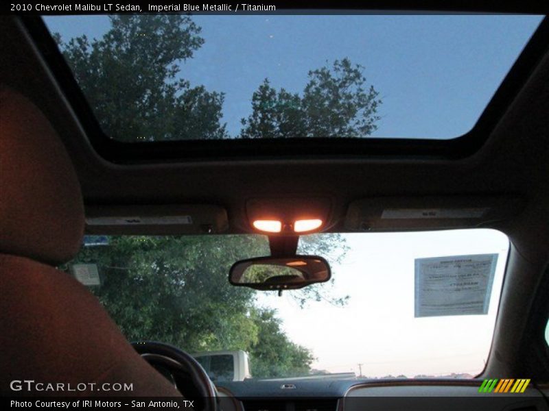 Imperial Blue Metallic / Titanium 2010 Chevrolet Malibu LT Sedan