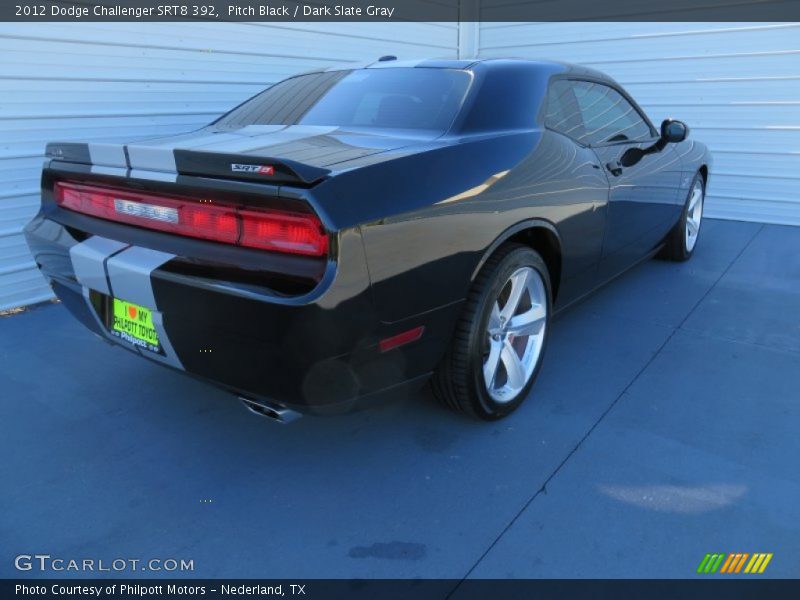 Pitch Black / Dark Slate Gray 2012 Dodge Challenger SRT8 392