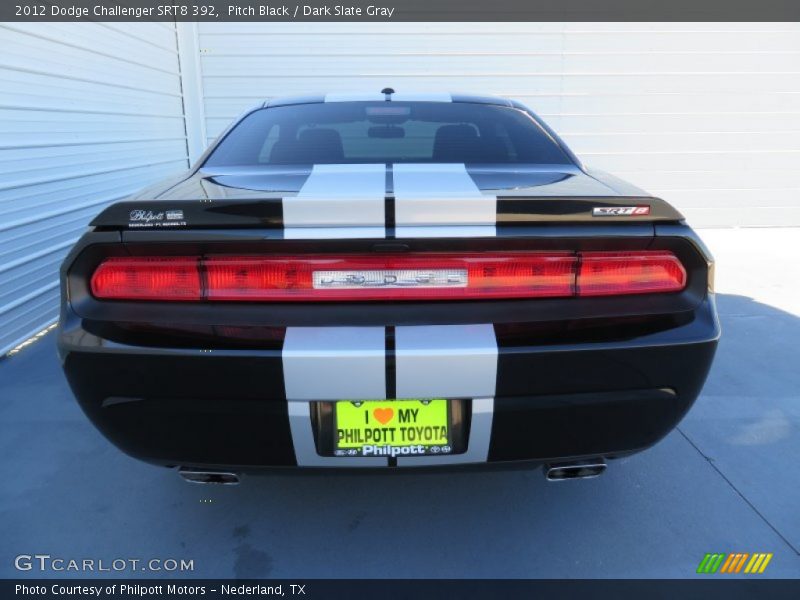 Pitch Black / Dark Slate Gray 2012 Dodge Challenger SRT8 392