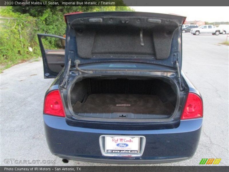 Imperial Blue Metallic / Titanium 2010 Chevrolet Malibu LT Sedan