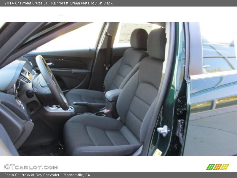 Rainforest Green Metallic / Jet Black 2014 Chevrolet Cruze LT