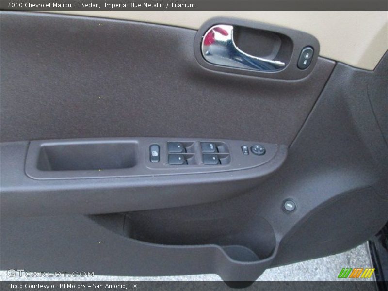 Imperial Blue Metallic / Titanium 2010 Chevrolet Malibu LT Sedan