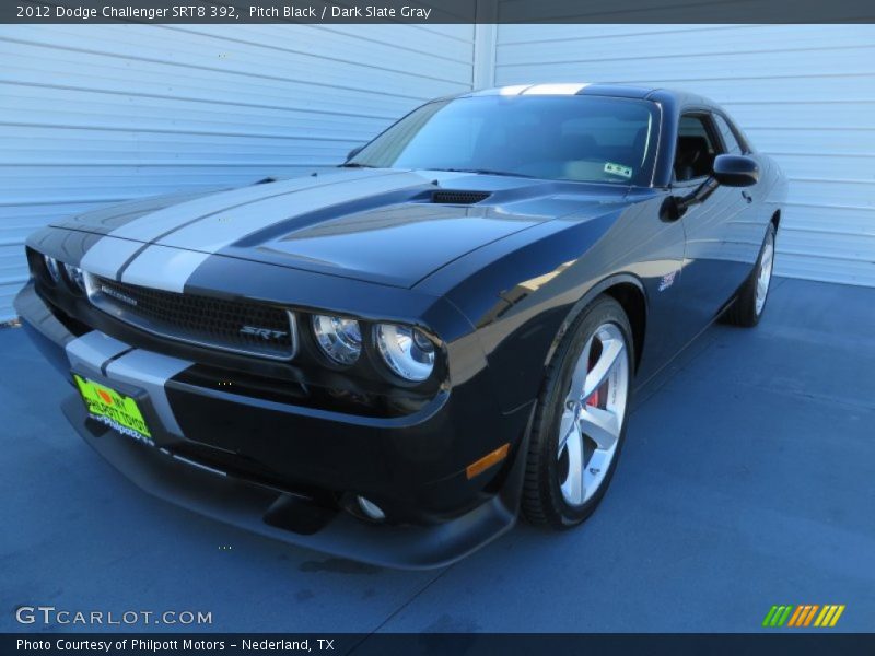 Pitch Black / Dark Slate Gray 2012 Dodge Challenger SRT8 392