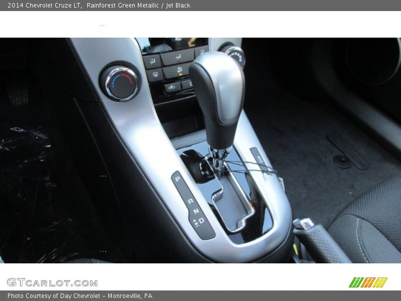 Rainforest Green Metallic / Jet Black 2014 Chevrolet Cruze LT