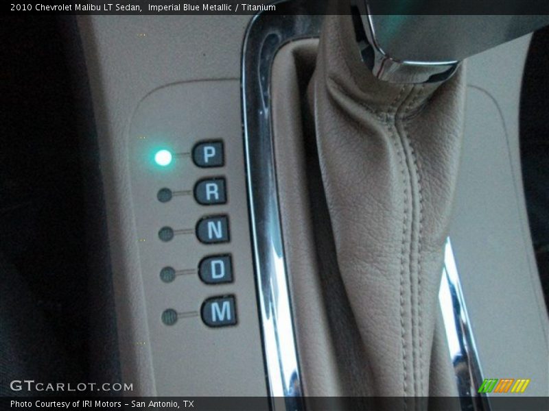 Imperial Blue Metallic / Titanium 2010 Chevrolet Malibu LT Sedan