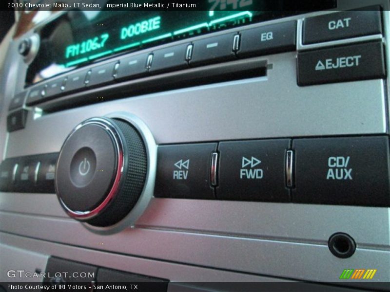Imperial Blue Metallic / Titanium 2010 Chevrolet Malibu LT Sedan