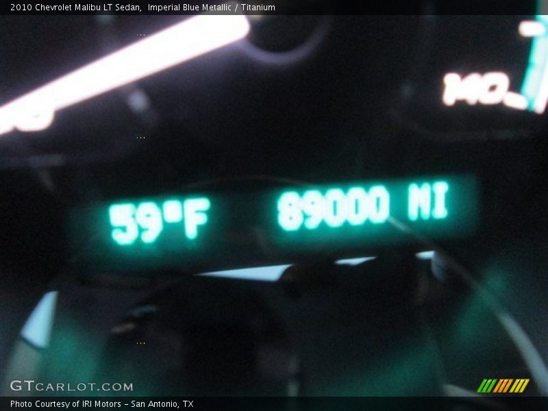 Imperial Blue Metallic / Titanium 2010 Chevrolet Malibu LT Sedan