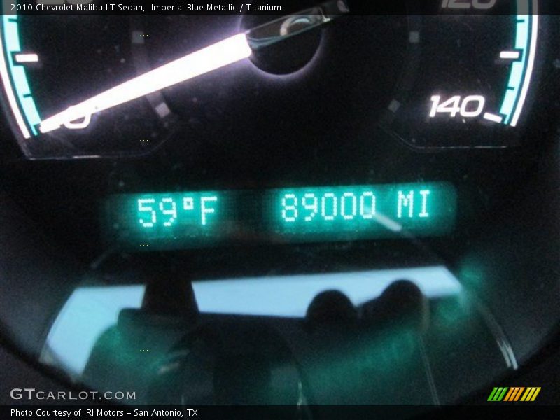 Imperial Blue Metallic / Titanium 2010 Chevrolet Malibu LT Sedan