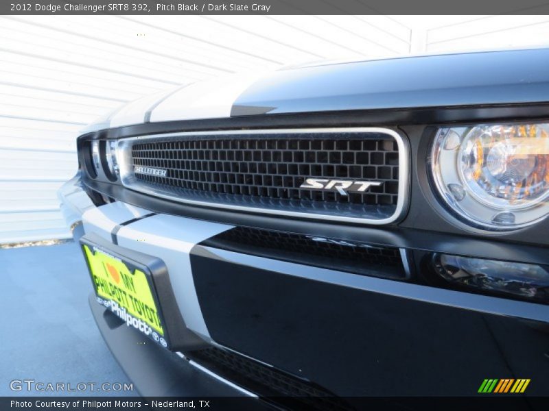 Pitch Black / Dark Slate Gray 2012 Dodge Challenger SRT8 392