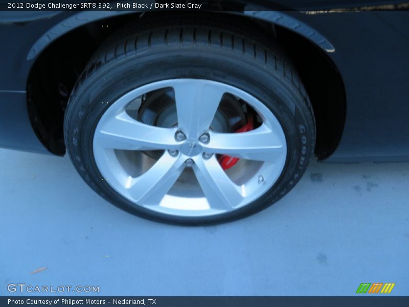 Pitch Black / Dark Slate Gray 2012 Dodge Challenger SRT8 392